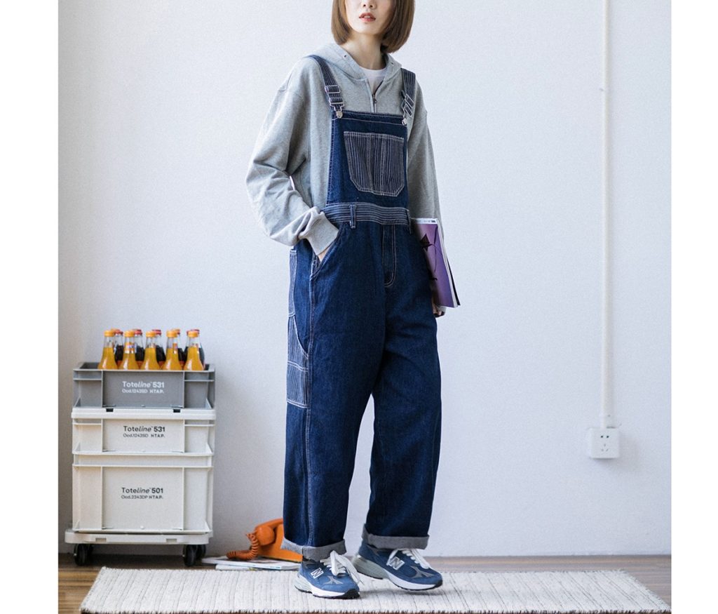 オーバーオール サロペット セパレート ワークデニム【UNISEX